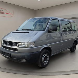 VW T4 Caravelle 2.5 TDI, Klimaautomatik, AHK,ohne Gewährleistung, silbergrau metallic