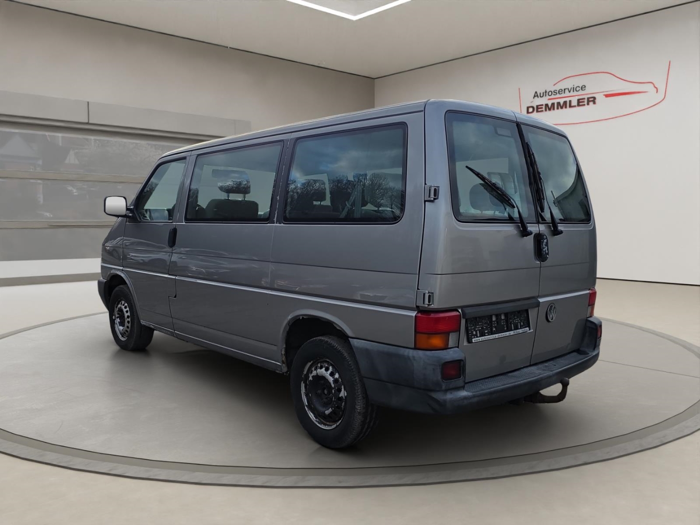 VW T4 Caravelle 2.5 TDI, Klimaautomatik, AHK,ohne Gewährleistung, silbergrau metallic – Bild 7