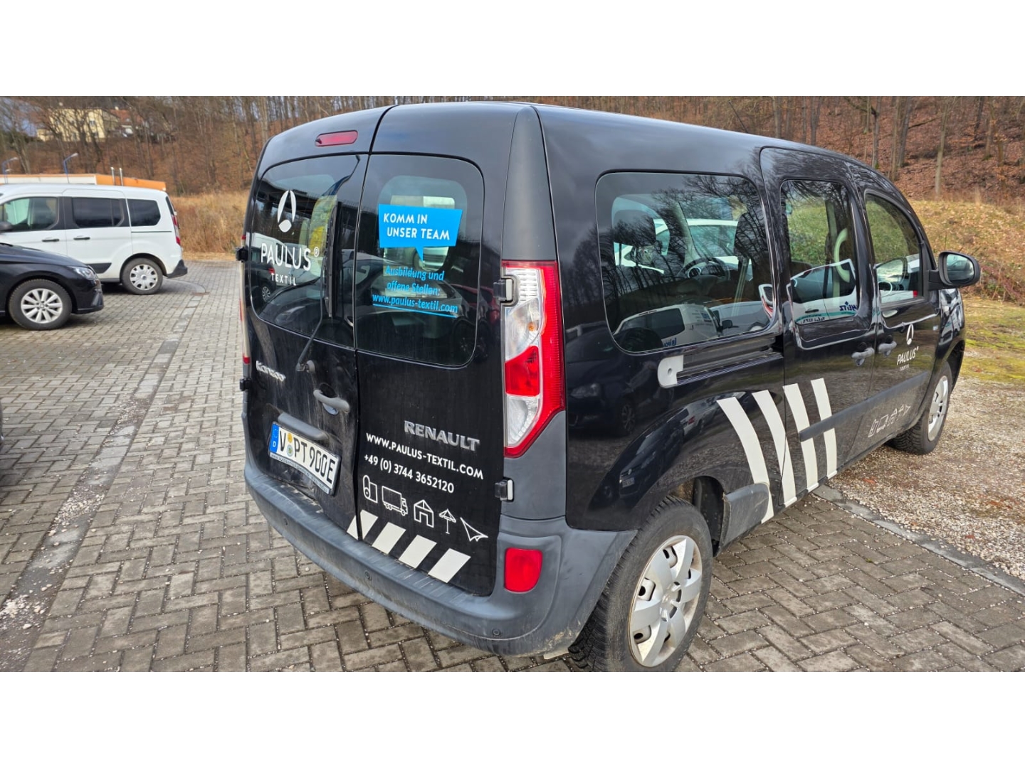 Renault Kangoo Z.E. Kombi Maxi , Heckschaden ,fahrbereit, metal black (schwarz) – Bild 2