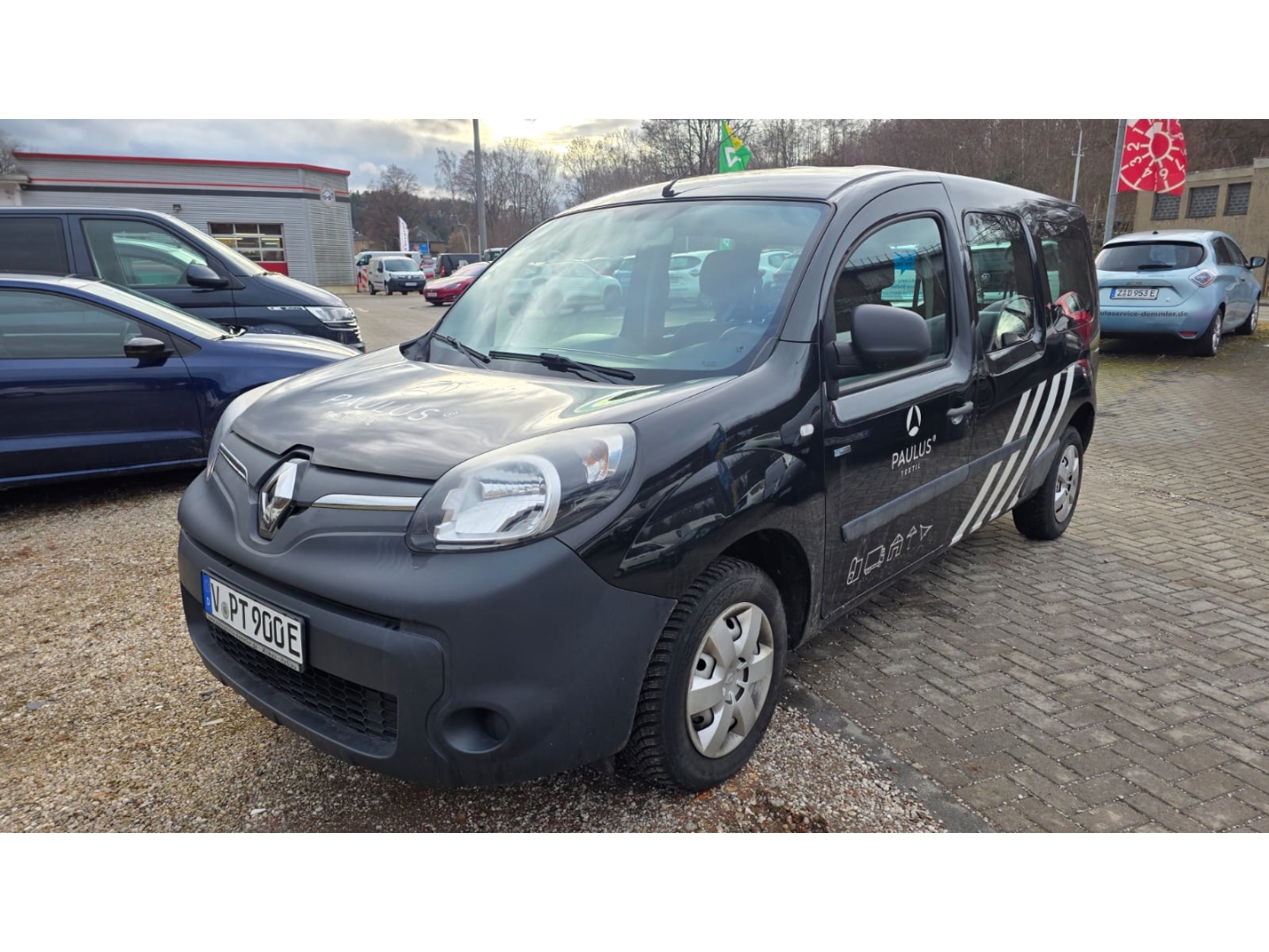 Renault Kangoo Z.E. Kombi Maxi , Heckschaden ,fahrbereit, metal black (schwarz) – Bild 3