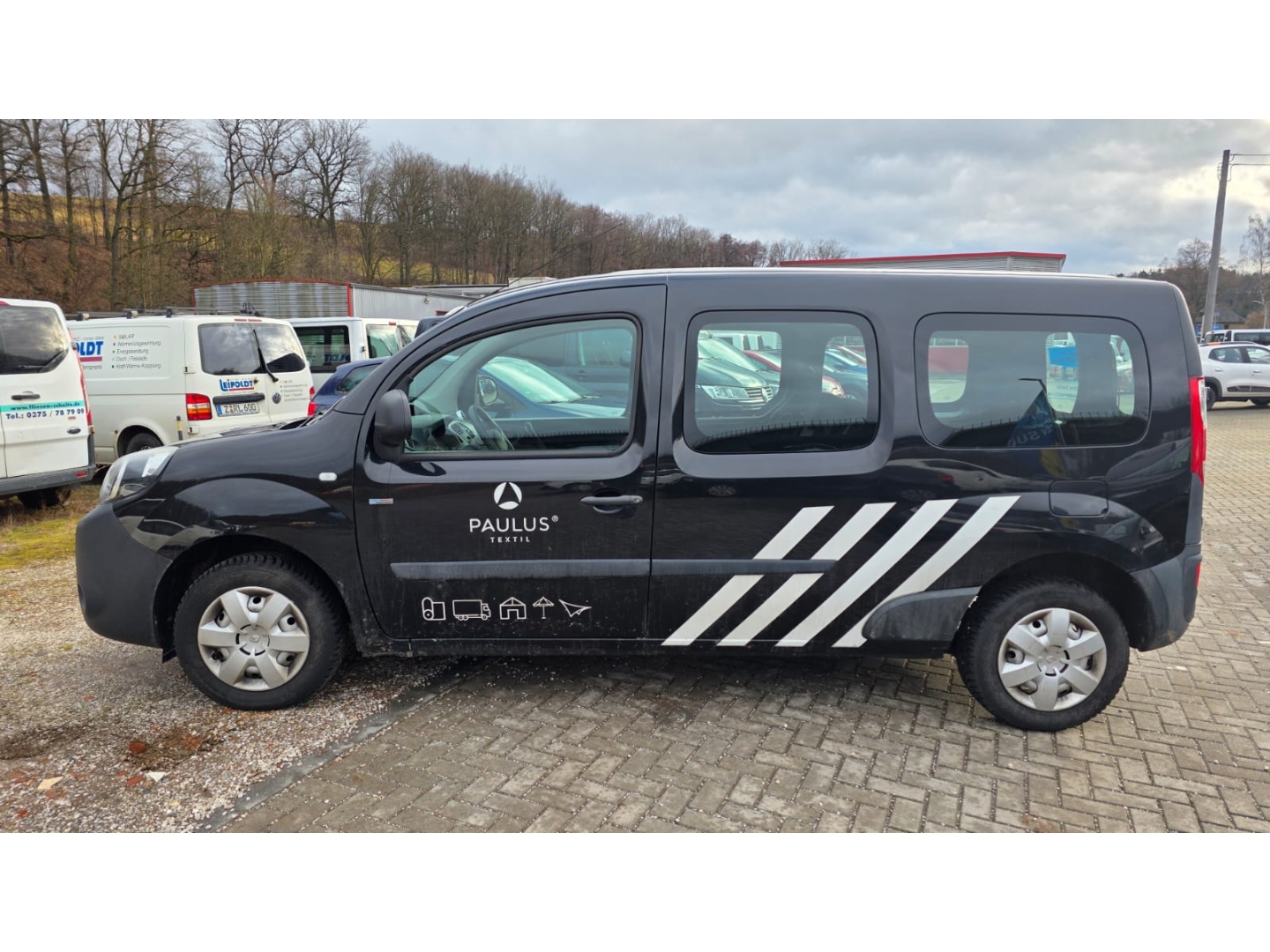 Renault Kangoo Z.E. Kombi Maxi , Heckschaden ,fahrbereit, metal black (schwarz) – Bild 4