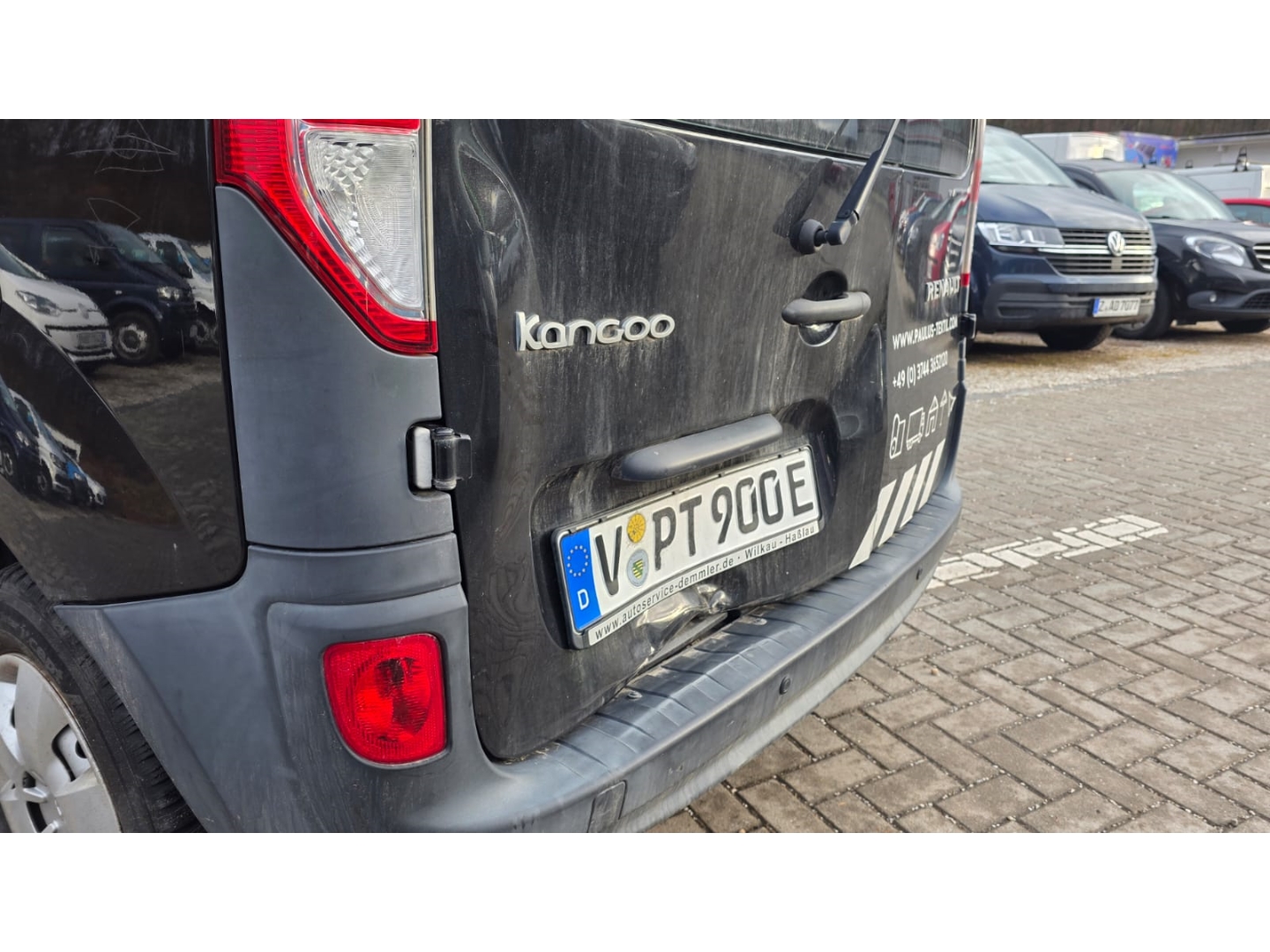 Renault Kangoo Z.E. Kombi Maxi , Heckschaden ,fahrbereit, metal black (schwarz) – Bild 9