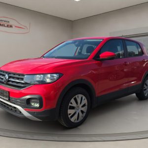 VW T-Cross 1.0 TSI,Klima,AHK,Sitzheizung,Parksensoren, flash-rot