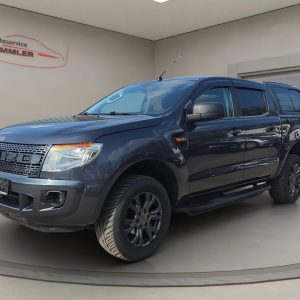 Ford Ranger XLT Doka 4x4 2.2 TDCi,AHK,Klima,Tempomat,Winter-Paket, royal-grau met.