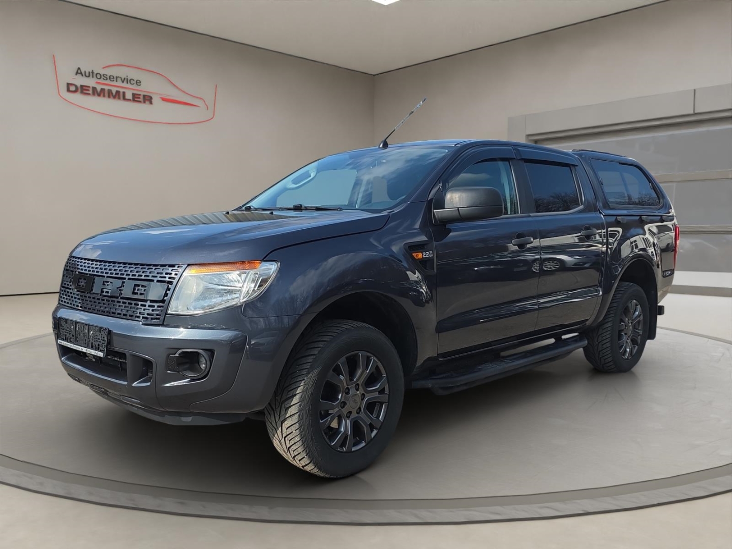 Ford Ranger XLT Doka 4x4 2.2 TDCi,AHK,Klima,Tempomat,Winter-Paket, royal-grau met.