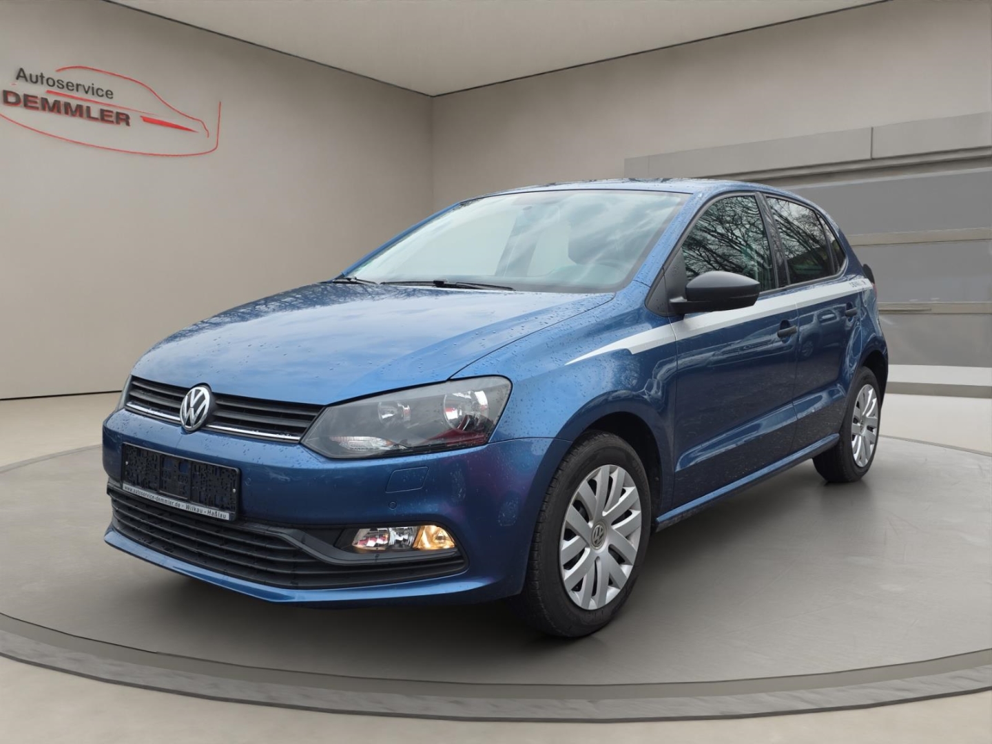 VW Polo Trendline 1.0,Klima,Sitzheizung,Parksensoren, blue silk metallic (blau)