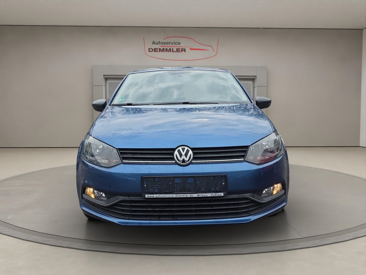 VW Polo Trendline 1.0,Klima,Sitzheizung,Parksensoren, blue silk metallic (blau) – Bild 2