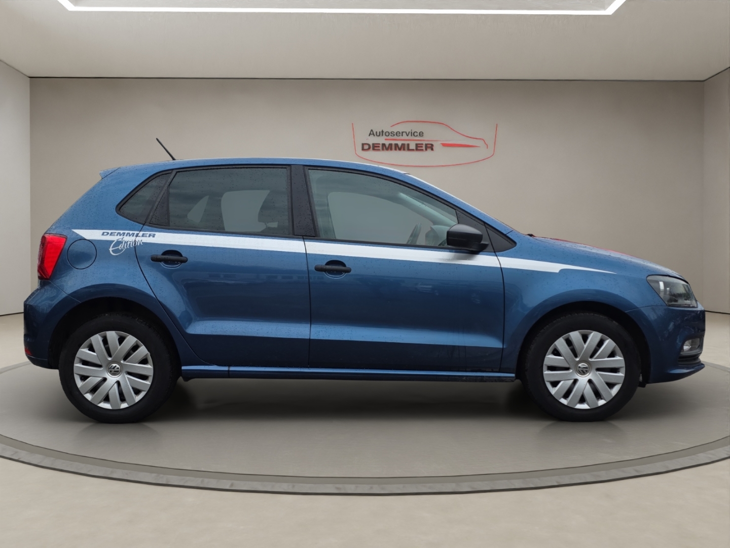 VW Polo Trendline 1.0,Klima,Sitzheizung,Parksensoren, blue silk metallic (blau) – Bild 6