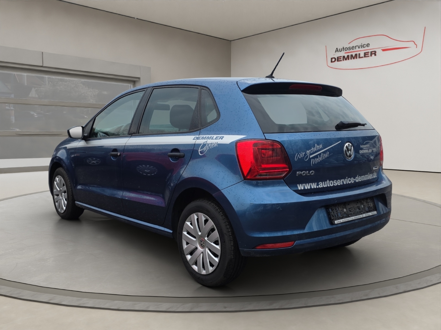 VW Polo Trendline 1.0,Klima,Sitzheizung,Parksensoren, blue silk metallic (blau) – Bild 9