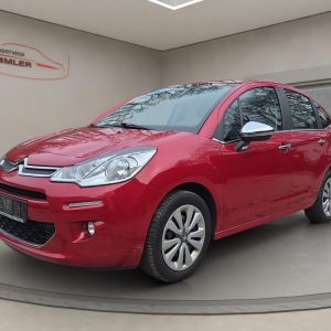 Citroen C3 Selection 1.0, Klima, PDC, Tempomat, lackierung rot rubi/metallic-lackierung mit schutzlack