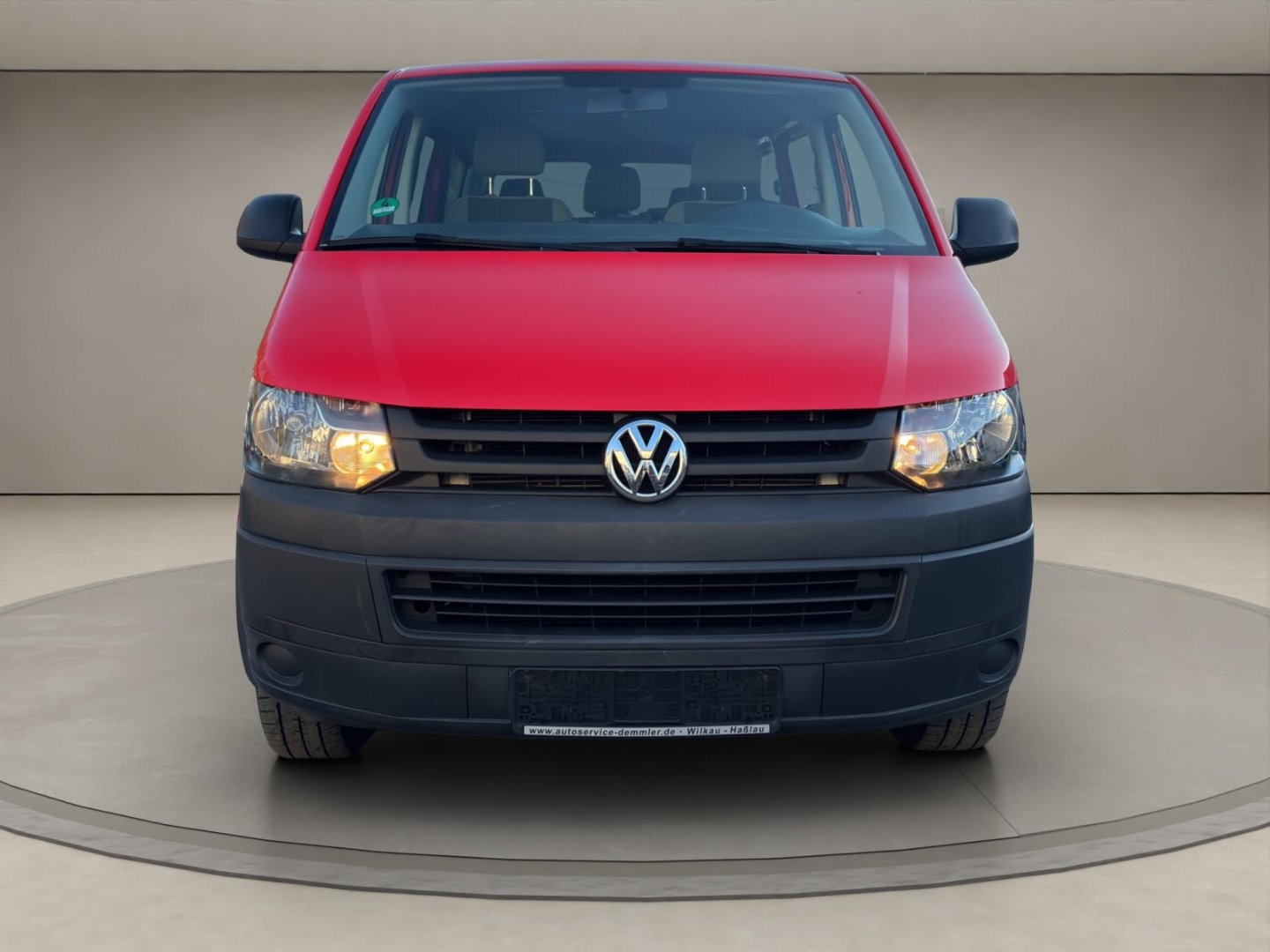 VW Transporter T5 lang ,Klima, Tempomat,Berganfahrass.,Kollisionswarner, rot – Bild 2
