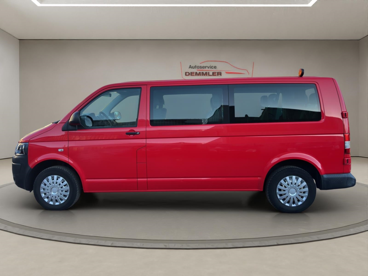 VW Transporter T5 lang ,Klima, Tempomat,Berganfahrass.,Kollisionswarner, rot – Bild 8