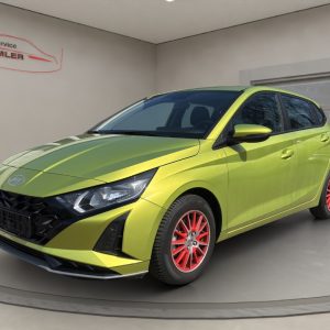 Hyundai i20 1.0,Automatik,Navi,Klima,Tempomat,Sitzheizung,PDC, lucid lime / met (gelb)