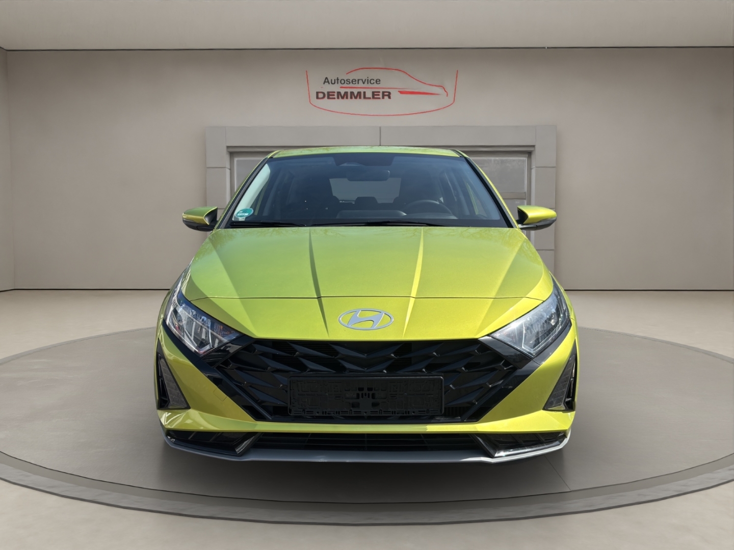 Hyundai i20 1.0,Automatik,Navi,Klima,Tempomat,Sitzheizung,PDC, lucid lime / met (gelb) – Bild 2