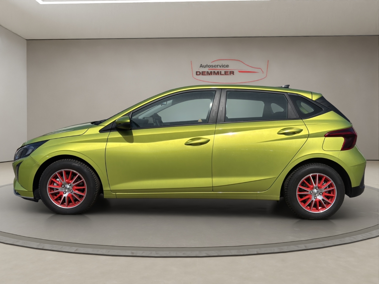 Hyundai i20 1.0,Automatik,Navi,Klima,Tempomat,Sitzheizung,PDC, lucid lime / met (gelb) – Bild 8