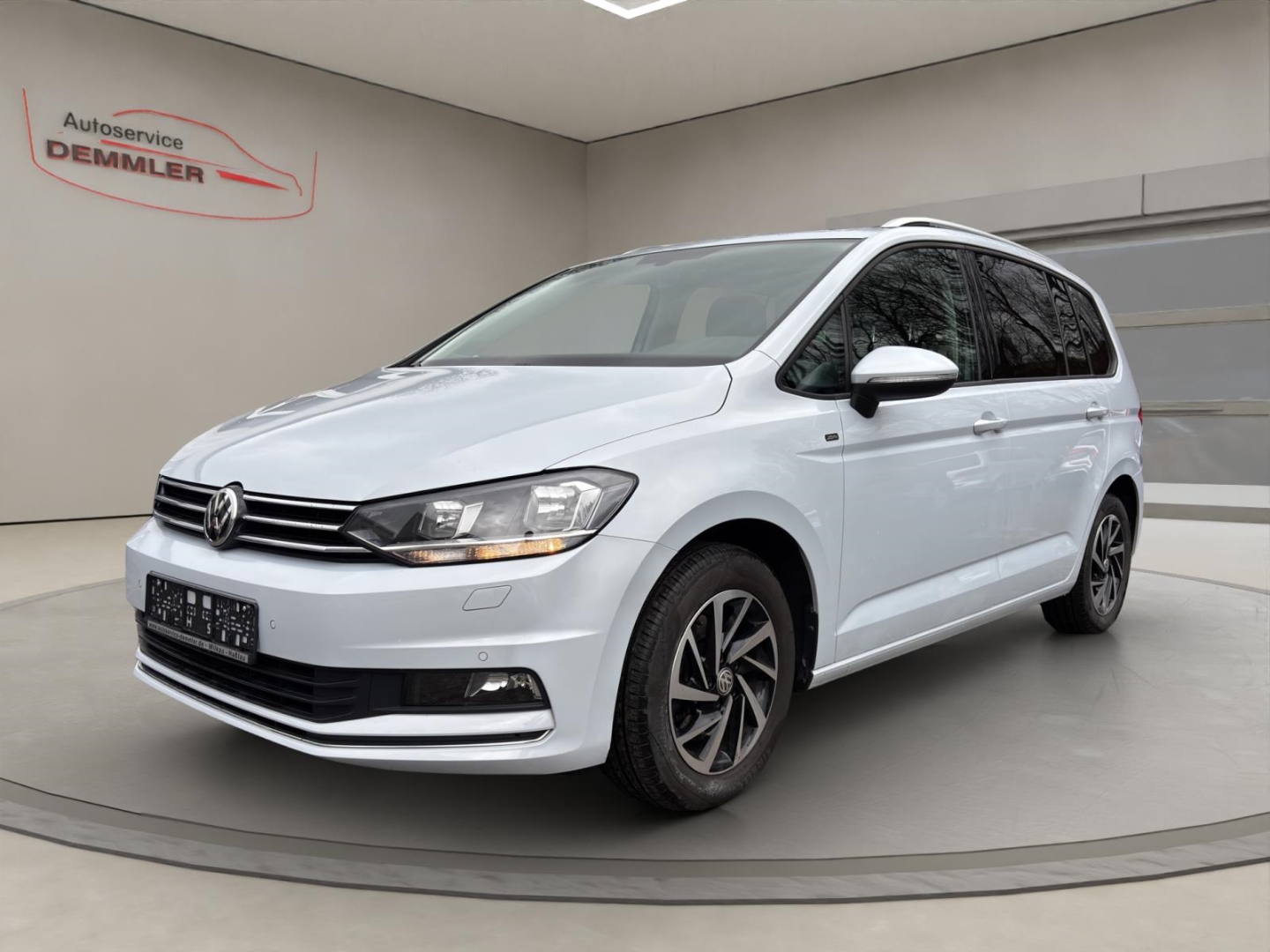 VW Touran Join 2.0 TDI,7-Sitzer,AHK,Pano-Dach,Climatronic, white silver metallic (weiss)