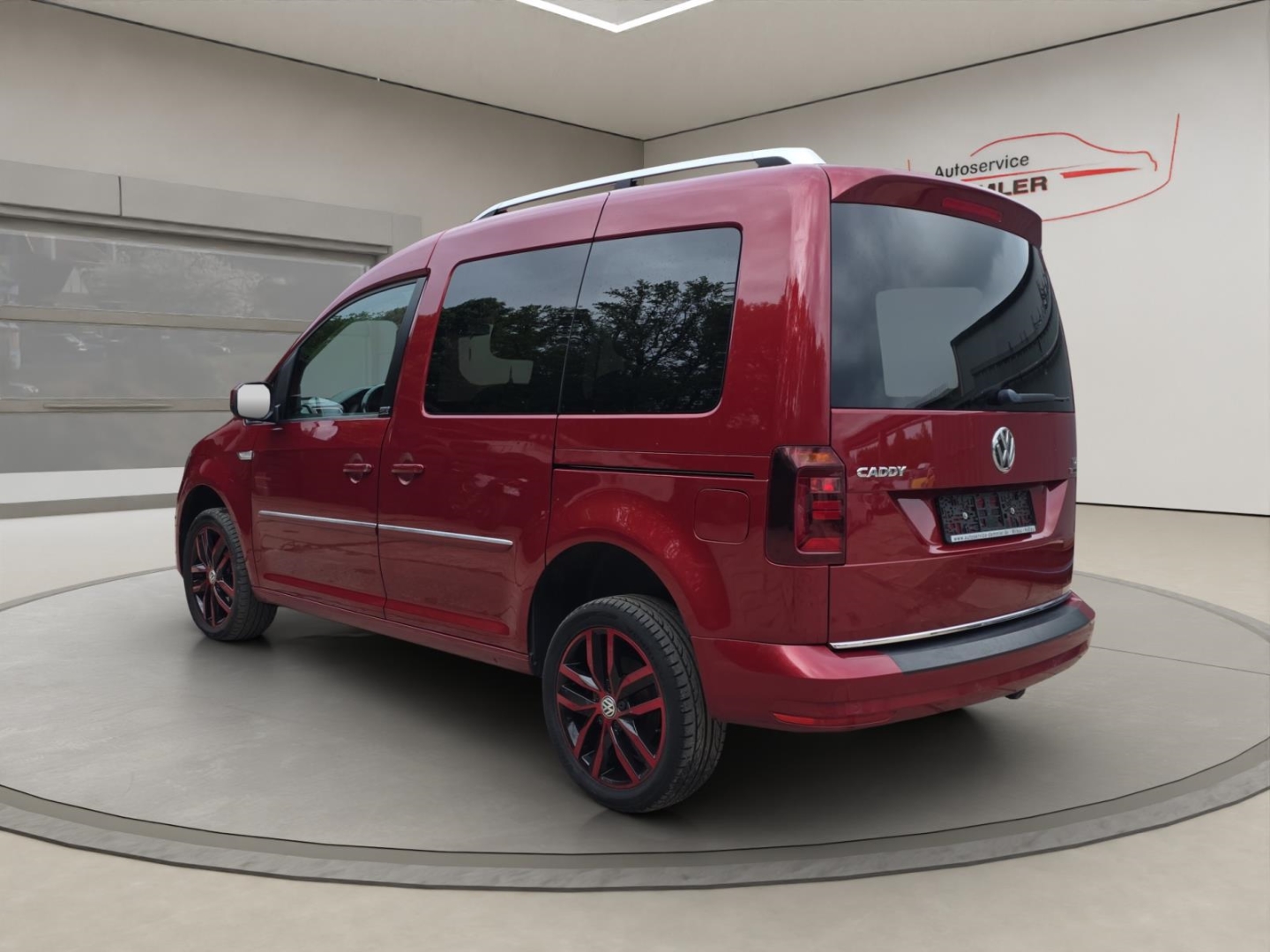 VW Caddy Generation Four 2.0 TDI 4x4,AHK,Xenon,Navi,Standheizung, fortanarot metallic – Bild 7