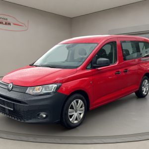 VW Caddy Maxi,Navi,R.Kamera,Tempomat,Climatronik,Sitzheizung, rot