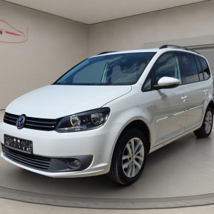VW Touran 1.6 TDI, 7-Si, Climatronic,Pano-Dach,Tempomat,PDC, candy-weiß