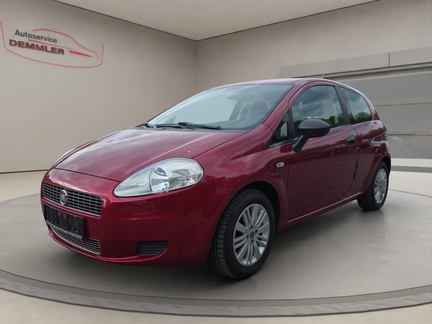 Fiat Grande Punto Active 1.2, Anhängerkupplung, ZV, amarantrot