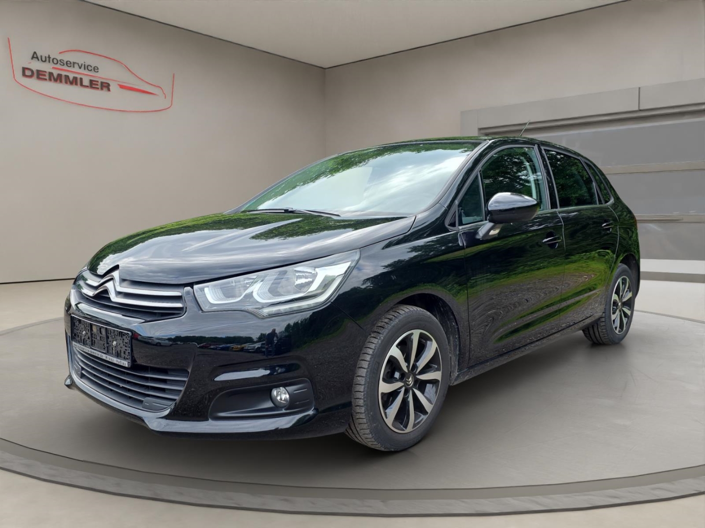 Citroen C4 1.2, Climatronic,Tempomat,Sitzheizung,Parksensoren, lackierung schwarz perla nera/metallic klarlack
