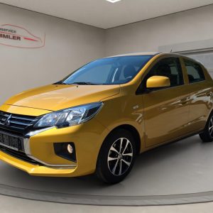 Mitsubishi Space Star 1.2, Klima, DAB-Radio, Abstandswarner, Berganfahrassistent, citrin-gelb (m)