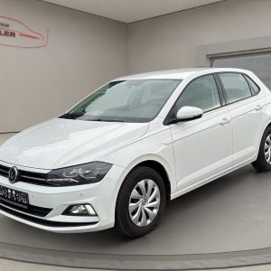 VW Polo VI Comfortline 1.0 TSI,Klima,Sitzheizung,Parksensoren, pure white (weiss)