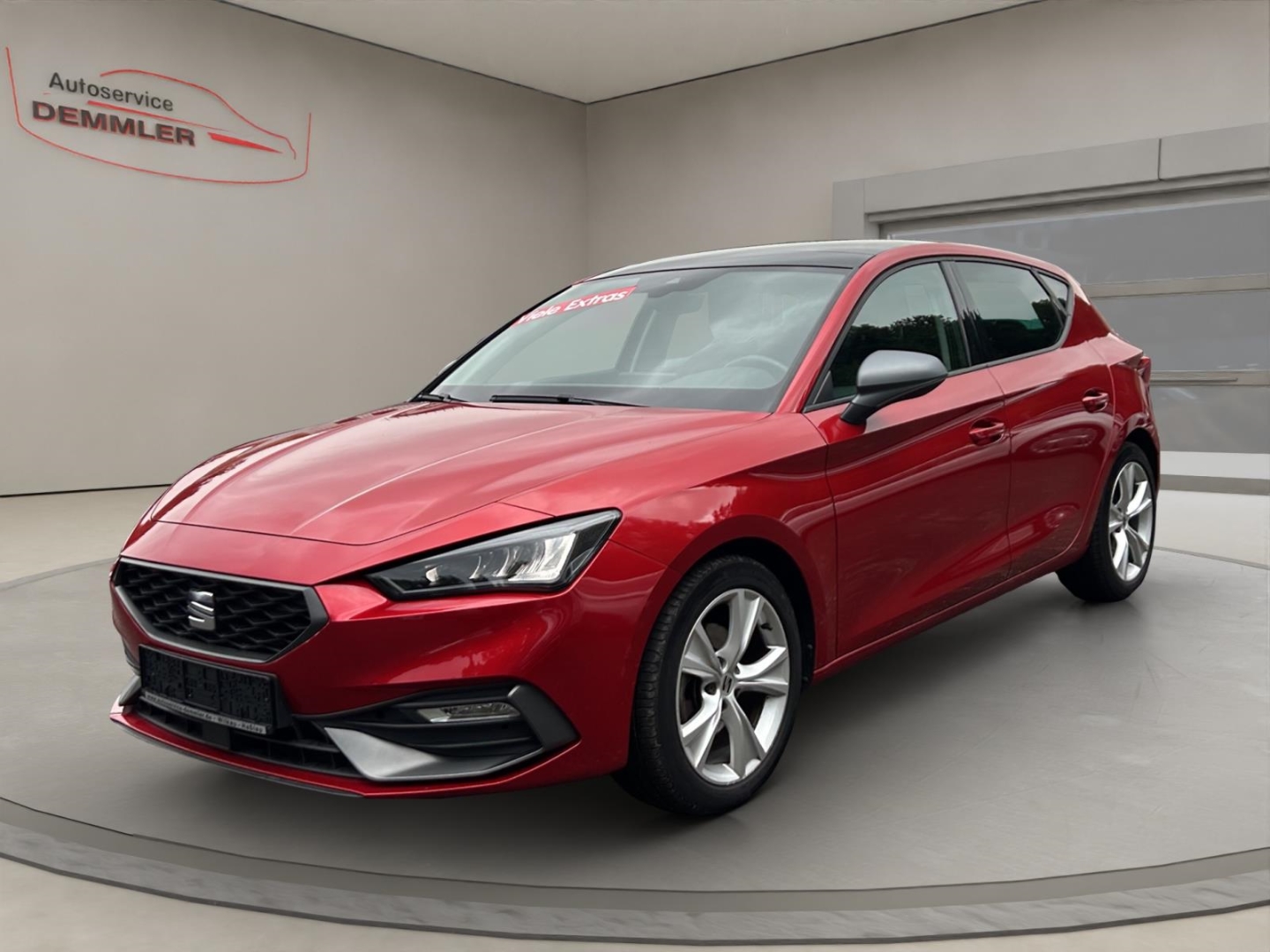 Seat Leon FR, ACC,LED,Navi,Pano-Dach,Tempomat,DAB,PDC, desire rot