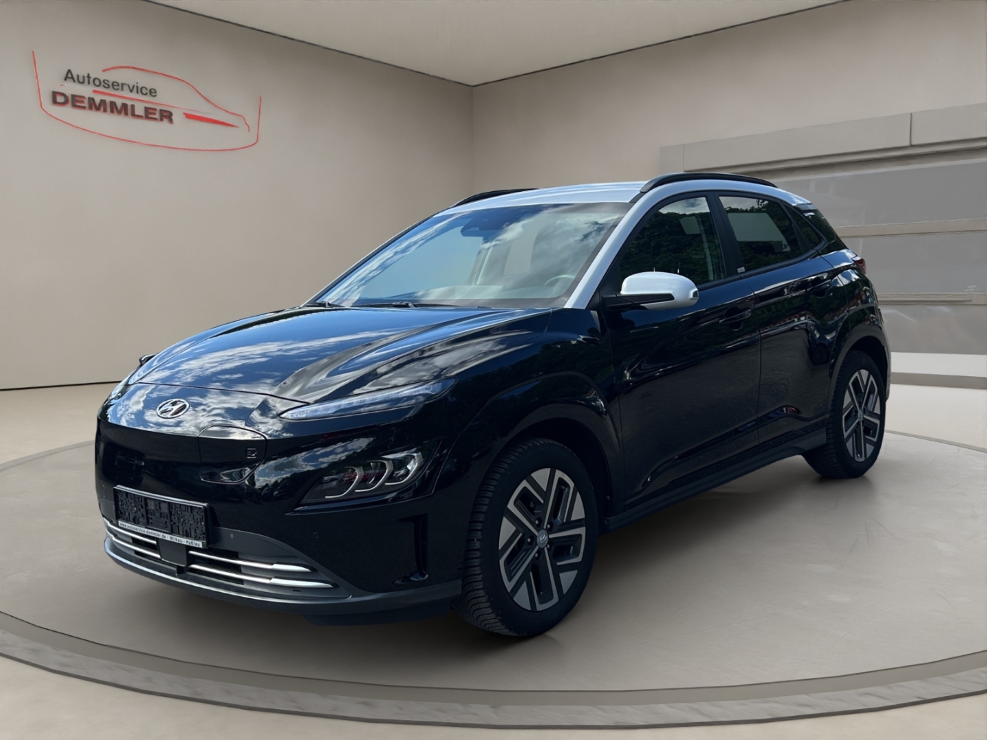 Hyundai KONA Elektro, LED,Navi,Klima,Tempomat,R.Kamera,Winter-Paket, phantom black / chalk white ro / mic (schwarz)