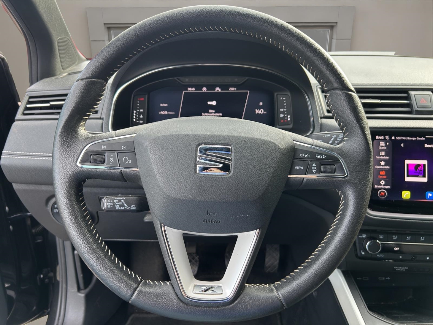 Seat Arona Xcellence BEATS,ACC,Navi,LED,Tempomat,Winter-Paket,, mitternachtsschwarz – Bild 12