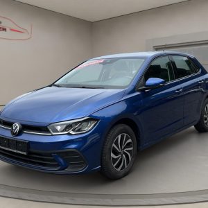 VW Polo VI ,LED,AHK,Klima,R.-Kamera,Winterpaket,Tempomat, reef blue metallic (blau)