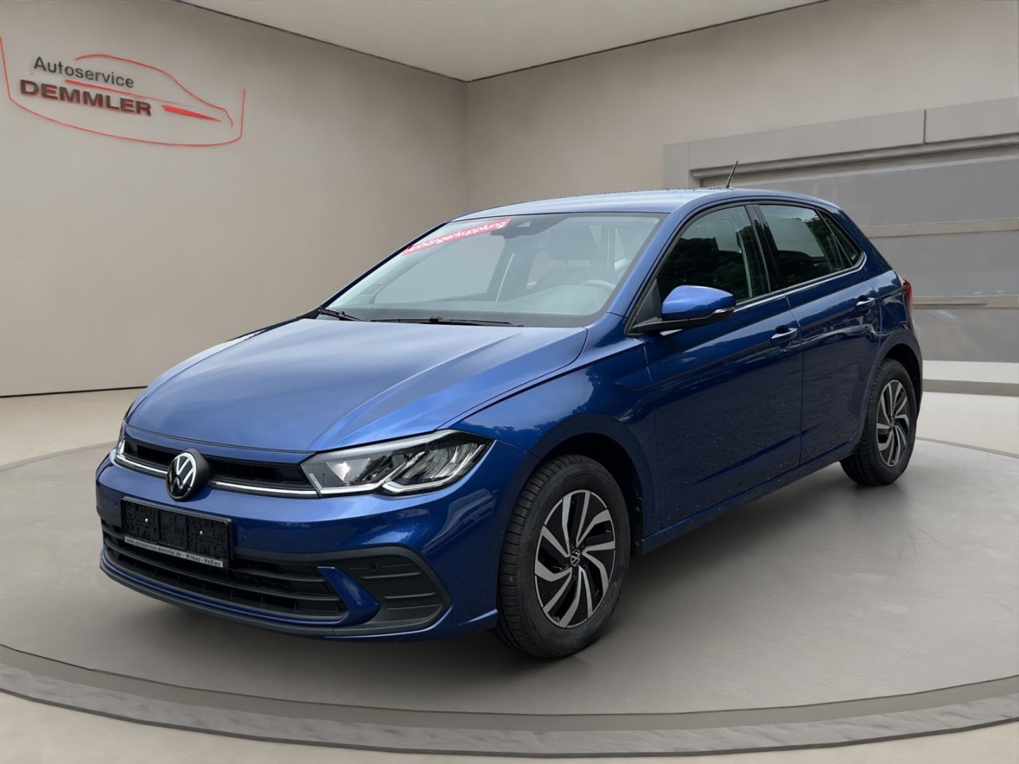 VW Polo VI ,LED,AHK,Klima,R.-Kamera,Winterpaket,Tempomat, reef blue metallic (blau)