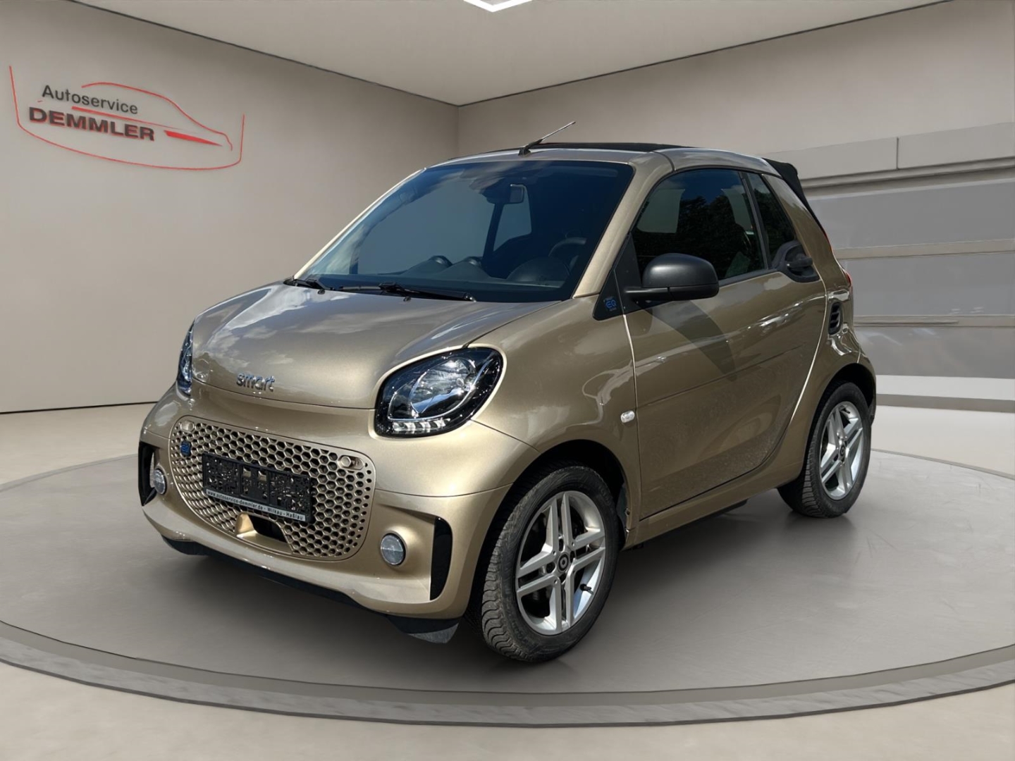 Smart fortwo cabrio electric,Tempomat,Sitzheizung,Klima, tridion-sicherheitszelle silber (gold)