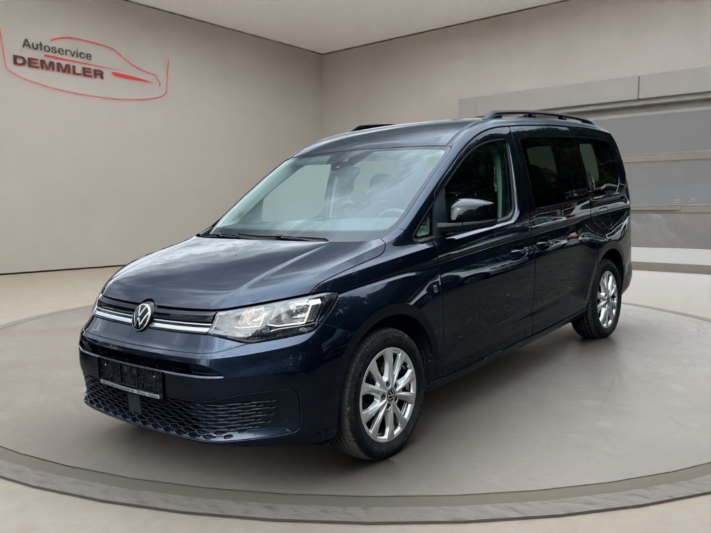 VW Caddy Life Maxi,ACC,Tempomat,Klima,DAB,Parksensoren, starlight blue metallic (blau)