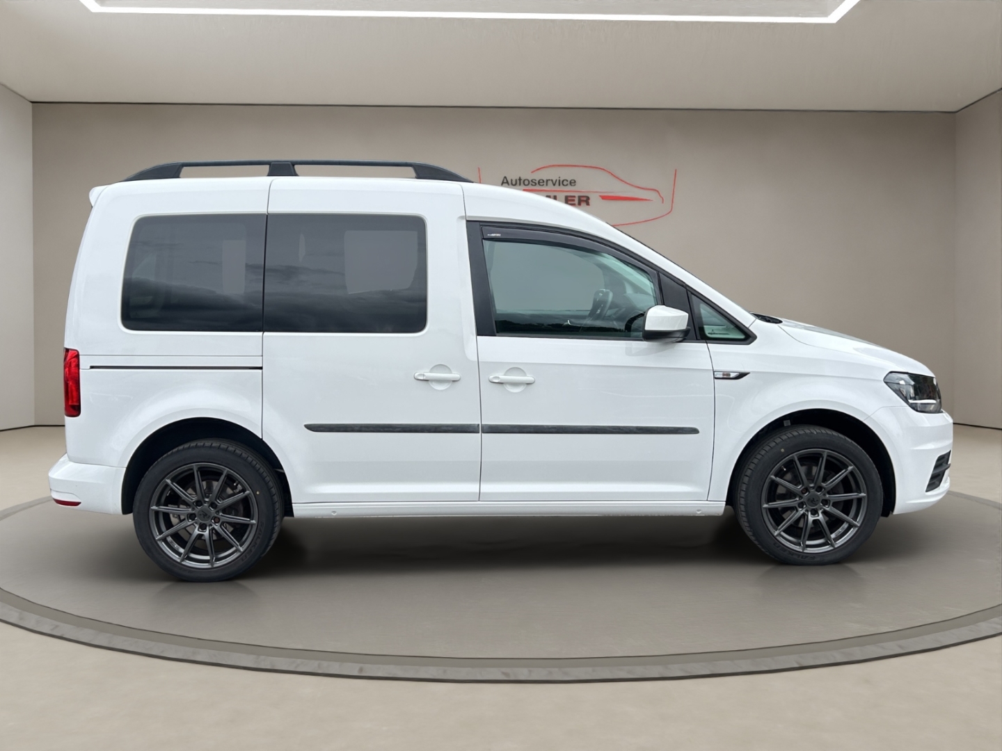 VW Caddy 2.0 TDI, Climatronic, Tempomat ,Parksensoren, candy-weiß – Bild 4