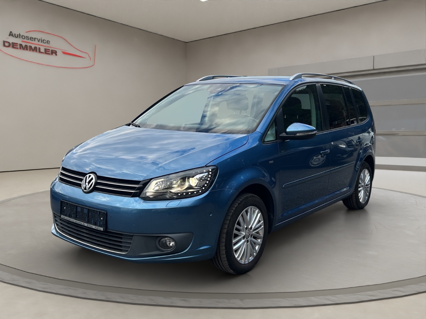 VW Touran Cup 7-Sitzer, AHK,Xenon,Sitzheizung,Tempomat, PDC, pacific blue metallic (blau)