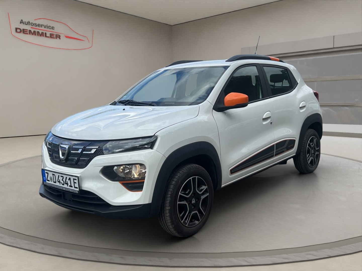 Dacia Spring Electric Comfort Plus,Klima,Navi,Tempomat,PDC, polar white (weiss)